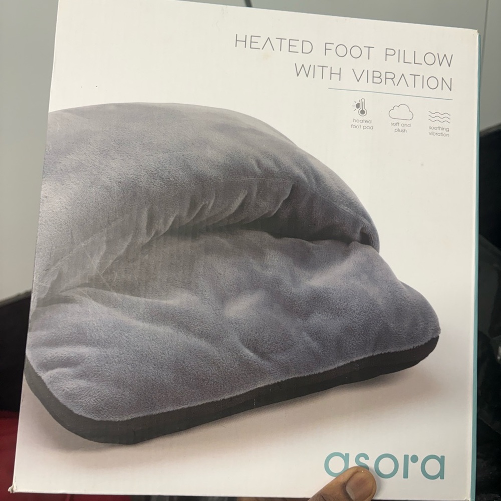 Asoia Heated Foot Pillow with Vibration